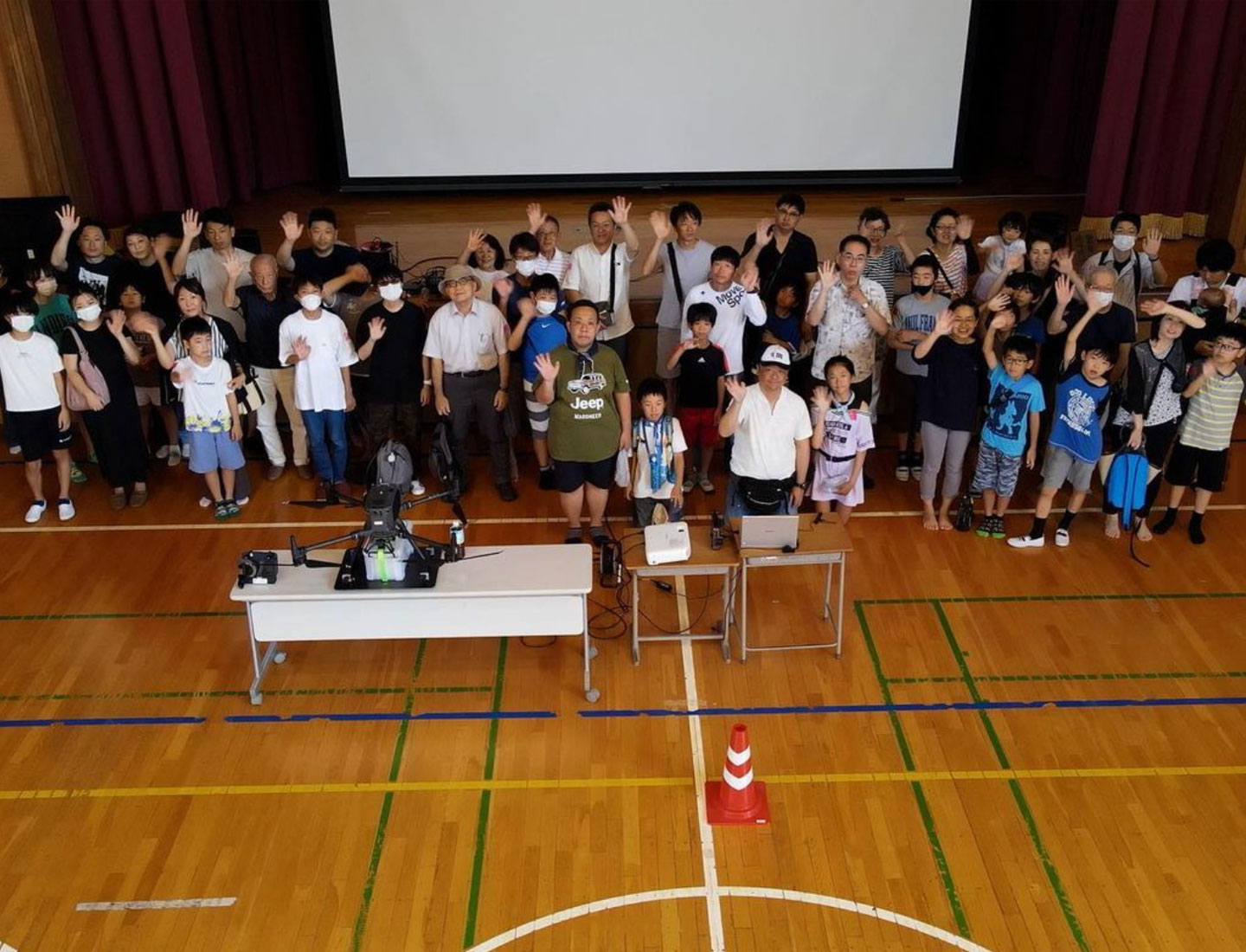 出張ドローン体験イベント